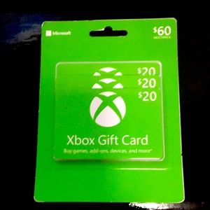 Three brand new XBox gift cards!